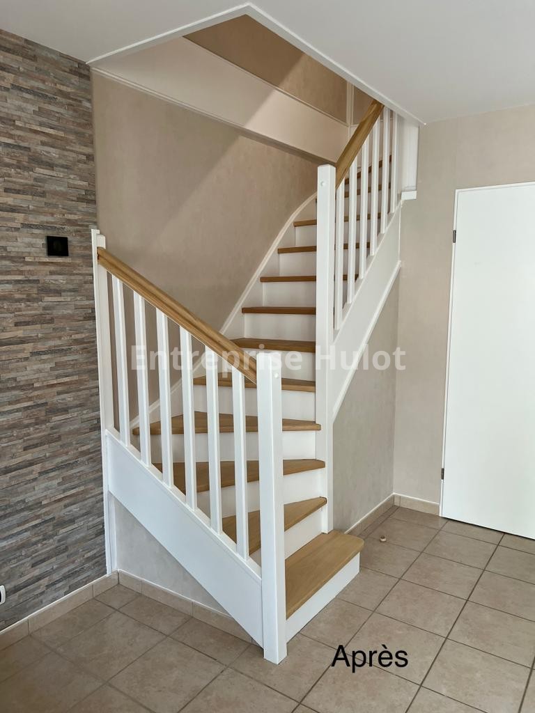 Rénovation peinture escalier serris