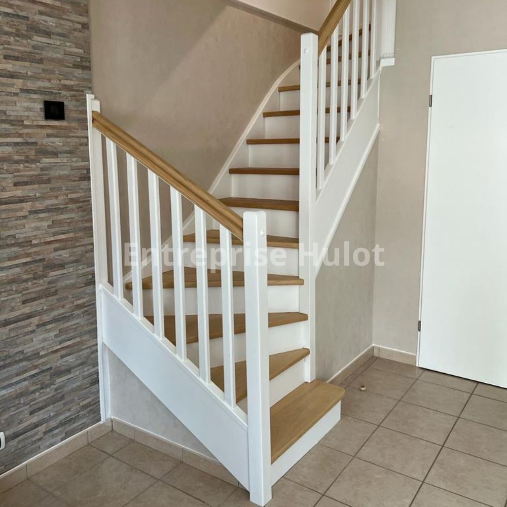Rénovation peinture escalier serris